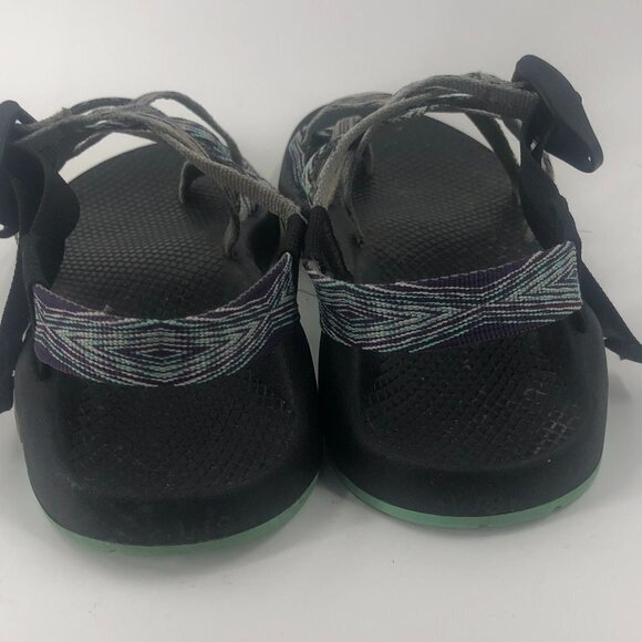 ✅ Chaco Z/Cloud X2 Sandals GREY/GREEN SIZE 8 - Picture 5 of 7